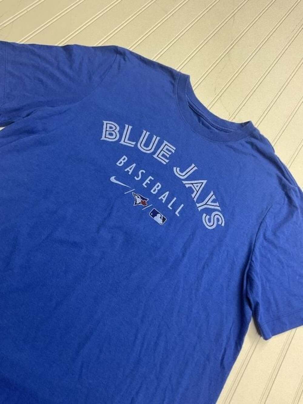 Nike Toronto Blue Jays Baseball Graphic T-Shirt Blue Size L